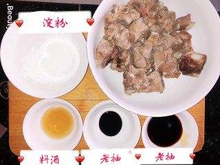 糖醋排骨配马蹄的做法步骤：9