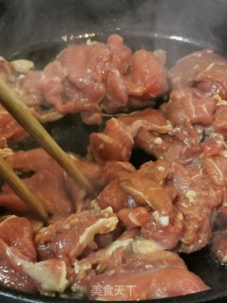 蒜香羊肉片的做法步骤：4