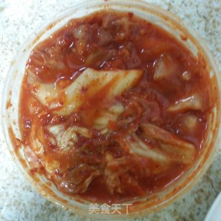辣白菜炒五花肉的做法步骤：4