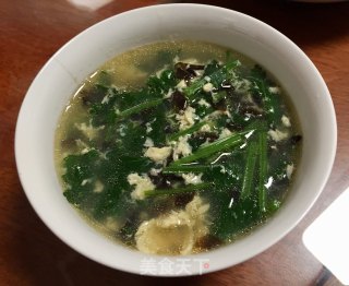 黑木耳香菜鸡蛋汤的做法步骤：10