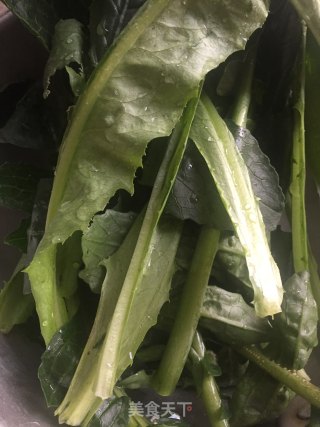 蒜香盐水杂菜的做法步骤：1