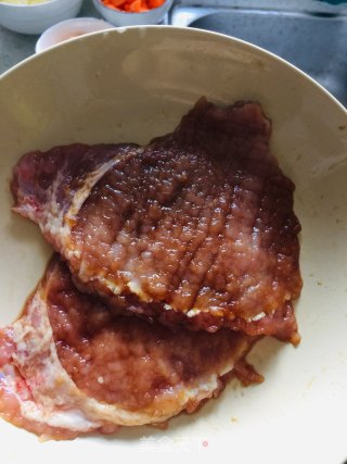 咖喱猪排饭的做法步骤：1