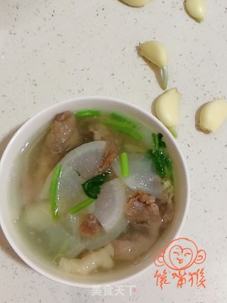 白萝卜羊肉汤的做法步骤：6