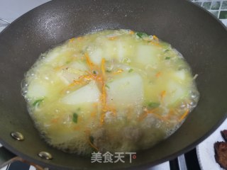 虾皮肉丸冬瓜汤的做法步骤：11