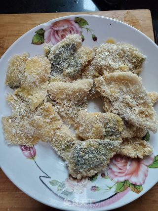 炸鲈鱼片的做法步骤：13