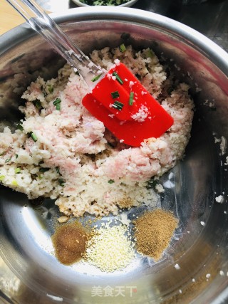 莲菜大肉水饺的做法步骤：3