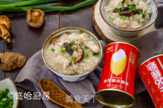 香菇鸡肉粥的做法步骤：8