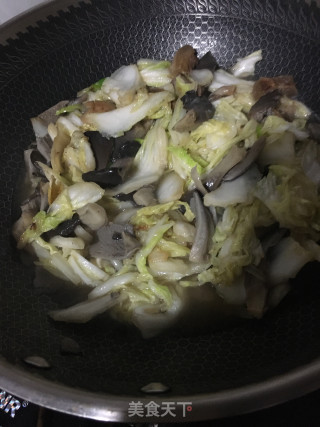 平菇炖白菜的做法步骤：15
