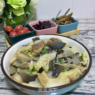平菇炖白菜的做法步骤：18