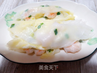 鲜虾鸡蛋肠粉的做法步骤：11