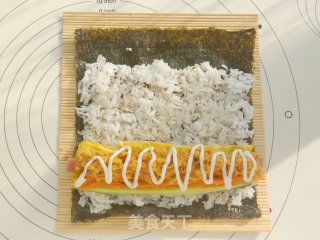 肉松紫菜包饭的做法步骤：7