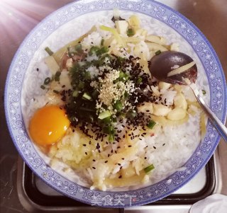 萝卜米饭饼????的做法步骤：1