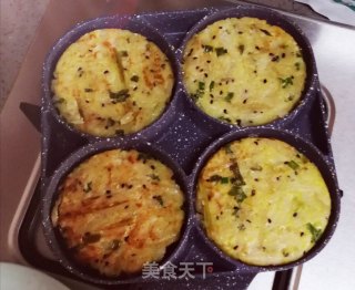 萝卜米饭饼????的做法步骤：3