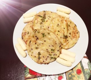 萝卜米饭饼????的做法步骤：4