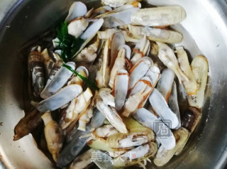 芦笋蛏子的做法步骤：1