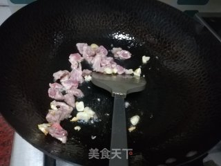 快手小炒木耳炒芥蓝笋的做法步骤：5