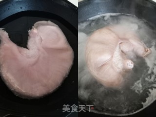 白果淮山煲猪肚的做法步骤：6