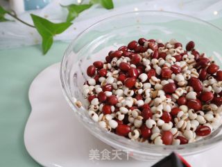 红豆薏米粉的做法步骤：2