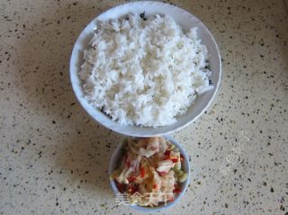 辣白菜炒饭的做法步骤：4