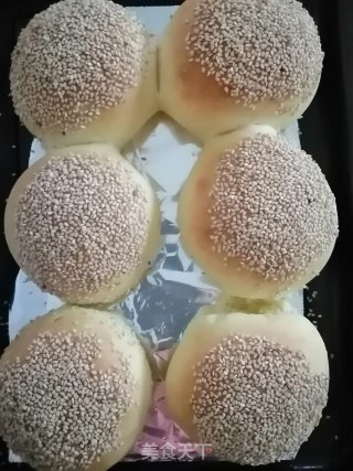 汉堡面包的做法步骤：9