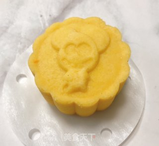 胡萝卜奶黄糕的做法步骤：8