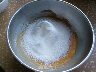 六寸南瓜戚风蛋糕的做法步骤：5