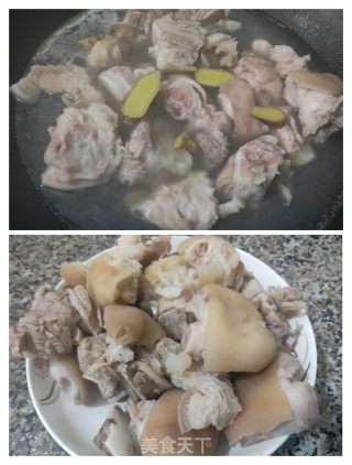 南乳猪手的做法步骤：1