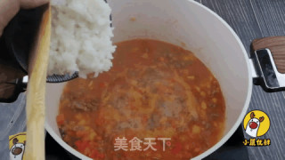 番茄牛肉烩饭，酸甜软糯有营养的进口宝贝生鲜「小鹿优鲜」的做法步骤：9