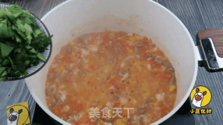 番茄牛肉烩饭，酸甜软糯有营养的进口宝贝生鲜「小鹿优鲜」的做法步骤：10