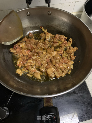 鲜椒鸡丁的做法步骤：5