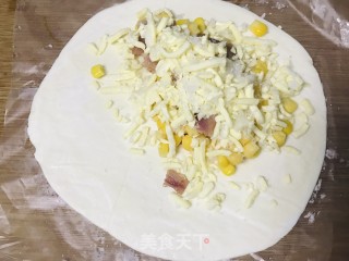 酥皮培根芝士饼的做法步骤：6