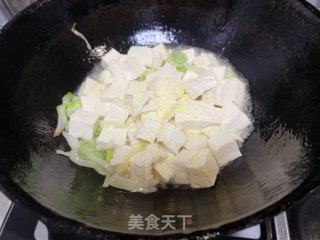 清炒豆腐的做法步骤：7