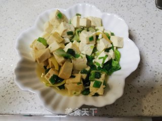清炒豆腐的做法步骤：10
