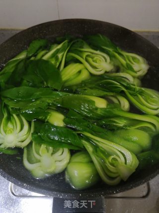 香菇青菜的做法步骤：4