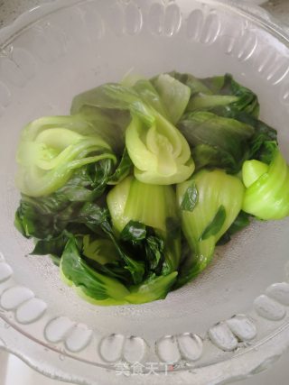 香菇青菜的做法步骤：5