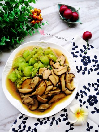 香菇青菜的做法步骤：15