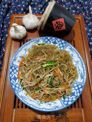 芽菜炒粉条的做法步骤：14
