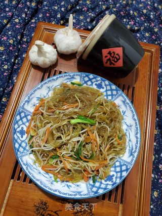 芽菜炒粉条的做法步骤：15