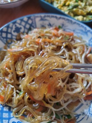芽菜炒粉条的做法步骤：16