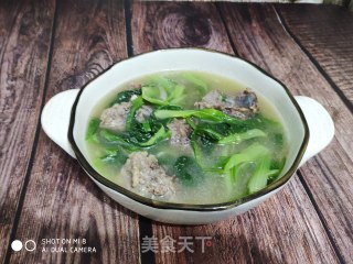 冬日暖汤  小白菜骨头汤的做法步骤：7