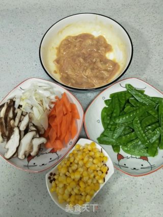 荷兰豆炒玉米粒的做法步骤：5