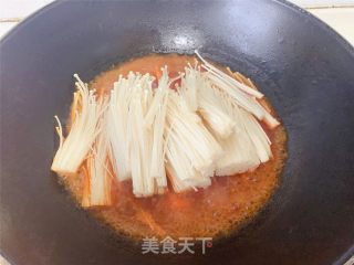 番茄金针菇（减肥餐）的做法步骤：5