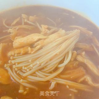 番茄金针菇（减肥餐）的做法步骤：9