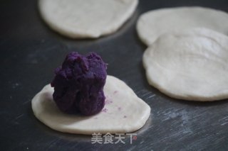 紫薯发面饼的做法步骤：5