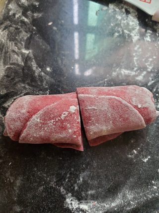 红玫瑰馒头的做法步骤：7