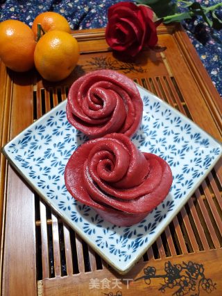 红玫瑰馒头的做法步骤：12