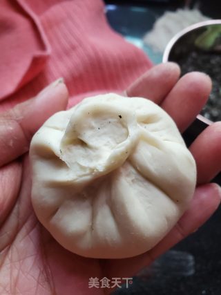黑芝麻包子的做法步骤：7