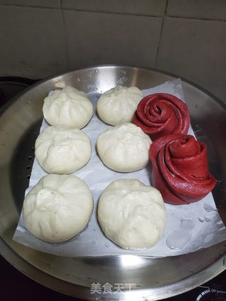 黑芝麻包子的做法步骤：9