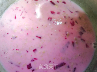 红心火龙果粥的做法步骤：4