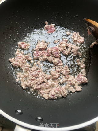肉末炒蒜苔的做法步骤：5